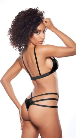 Allure Lingerie Vinyl Cage Bralette Set 5 Allure Lingerie Vinyl Cage Bralette Set -LEG AVENUE Shop AL 12 0082K 1 2022APRIL47853