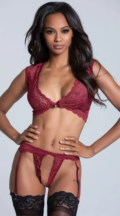 Baci Edge Of Forever Lace Bra Set -LEG AVENUE Shop BA BLW3193 WINE 3 PS07162020