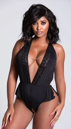 Baci Darkest Fairytale Satin Romper -LEG AVENUE Shop BA BLW3194 BLACK 3 YANDY PS01192021 PRODS