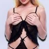 Baci Erotic Exposure Cupless And Crotchless Teddy