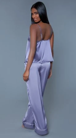 Be Wicked Madison Satin Pajama Set -LEG AVENUE Shop BW 2025 back 2021FEB27467