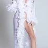 Be Wicked Deluxe White Feather Robe