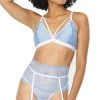 Coquette Powder Blue All For You Bralette Set