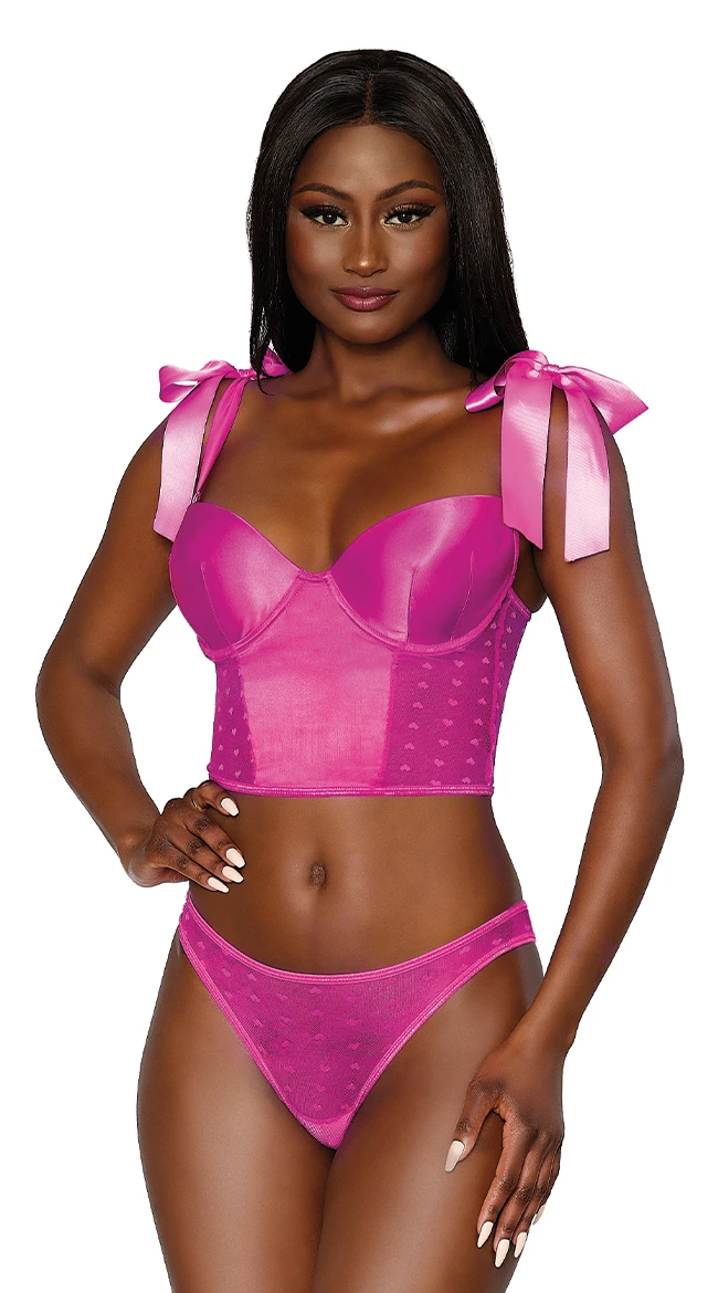 Dreamgirl Locked In Love Bustier Set 1 Dreamgirl Locked In Love Bustier Set