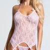 Elegant Moments Three-Piece Lace Camisette Set