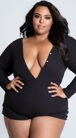 MAPALÉ Plus Size Nighttime Seductions Romper