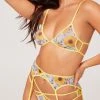 Yandy Pretty In Poppies Garter Set