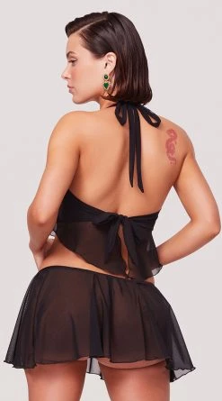 Yandy X Lana Rhoades Destined To Be Bra Set -LEG AVENUE Shop EY LNA 009 LANA BRA MINI SKIRT SET BLACK 5476