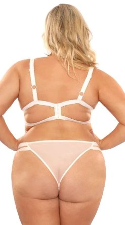 Fantasy Plus Size Glow-In-The-Dark Lace Bralette Set -LEG AVENUE Shop FA GL2118X 2 Back 2023MAY