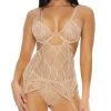 Forplay See Me Now Mesh Bustier Set