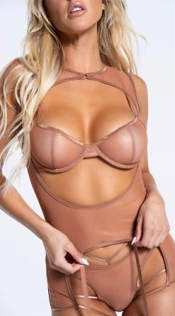 Forplay Keep It Sheer Bra Set -LEG AVENUE Shop FP 770219 ROSE 18 YANDY PS09292021