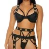 Forplay Caged Babe Bra Set