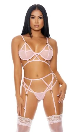 Forplay Lust Bound Bra Set
