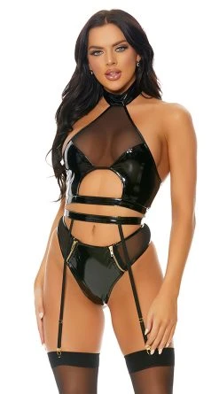 Forplay Slick Seduction Bra Set 6 Forplay Slick Seduction Bra Set -LEG AVENUE Shop FP 771630 black alt1 lg 2021APR29043