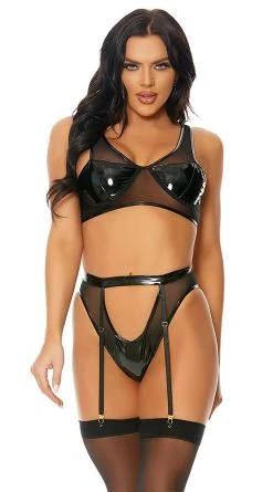 Forplay Slick Of Sweetness Bra Set -LEG AVENUE Shop FP 771634 black alt1 lg 2021APR29043