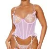 Forplay Flutter Through Me Bustier Set