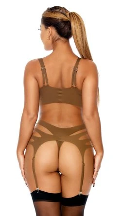 Forplay Come Chill Bustier Set -LEG AVENUE Shop FP 773041 brown alt2 lg 2023MAY