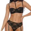 Forplay Lace Choker Bra Set