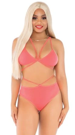 LEG AVENUE Tatiana Strappy Bra Set -LEG AVENUE Shop LA 81602 01 233 2020FEB18808