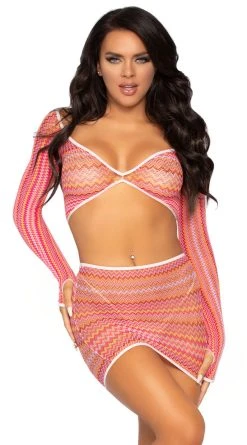 LEG AVENUE Zig Zag Zest Crop Top Set -LEG AVENUE Shop LA 81629 01 005 2021MAR28878