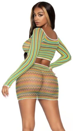 LEG AVENUE Zig Zag Zest Crop Top Set -LEG AVENUE Shop LA 81629 02 126 2021MAR28878