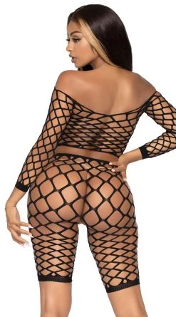 LEG AVENUE Net It Together Biker Short Set -LEG AVENUE Shop LA 81633 02 001 2021MAR28878