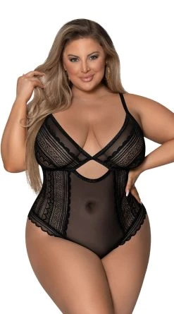 Magic Silk Mesh And Multi-Net Teddy 24 Magic Silk Mesh And Multi-Net Teddy -LEG AVENUE Shop MS M290 BLK 2022JUNE50296 2