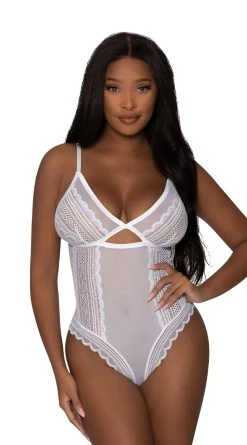 Magic Silk Mesh And Multi-Net Teddy 25 Magic Silk Mesh And Multi-Net Teddy -LEG AVENUE Shop MS M290 WHT 2022JUNE50296