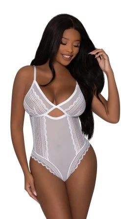 Magic Silk Mesh And Multi-Net Teddy 15 Magic Silk Mesh And Multi-Net Teddy -LEG AVENUE Shop MS M290 WHT ALT2 2022JUNE50296