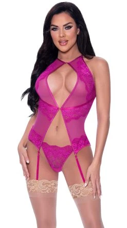 Magic Silk Perfect Split Corset Set 10 Magic Silk Perfect Split Corset Set -LEG AVENUE Shop MS M346 RAS Full Length 2023APRIL