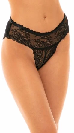 Oh La La Cheri Helena Lace Open Back Panty -LEG AVENUE Shop OL 22 11575 BK FRONT HR 2021APR31866