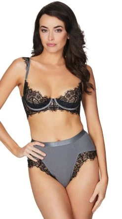Oh La La Cheri Maria Eyelash Lace Bra Set