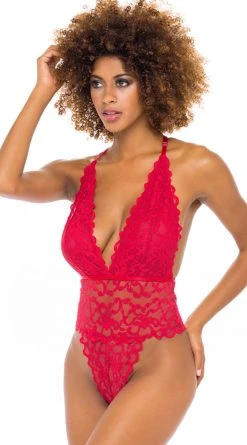 Oh La La Cheri Jeana Lace Multi Strap Teddy -LEG AVENUE Shop OL 52 11156 RD ALT BA 2021NOV43332