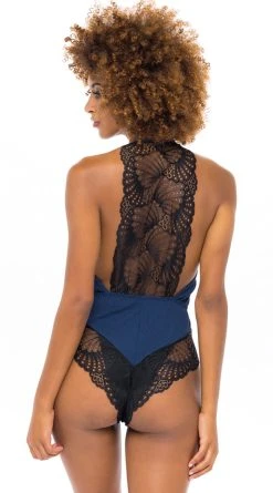 Oh La La Cheri Just A Dream Romper -LEG AVENUE Shop OL LG 11580 EBLBK BACK BA 2021NOV43332