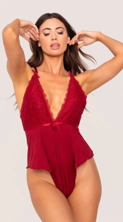 Oh La La Cheri Breakfast In Bed Romper 6 Oh La La Cheri Breakfast In Bed Romper -LEG AVENUE Shop OL LG 11633 RED YANDY PDP PS10052022 12