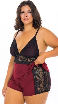 Oh La La Cheri Plus Size Sleepless Nights Cami Set 5 Oh La La Cheri Plus Size Sleepless Nights Cami Set -LEG AVENUE Shop OL LN 11514X RBBBK ALT BA 2021NOV43332