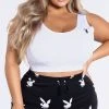 Playboy Plus Size Entertainment Lounge Short Set
