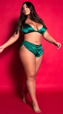 Playboy Plus Size Dream On Satin Lounge Set -LEG AVENUE Shop PB PBL5014X 3 EDS YANDY 2021HOLIDAY