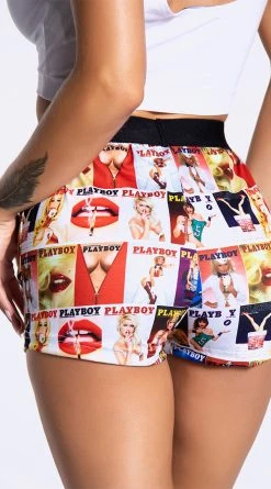 Playboy Got It Covered Lounge Short Set -LEG AVENUE Shop PB PBL5016 COLOR 11 YANDY PS11112021