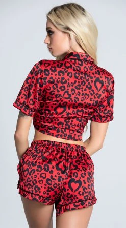 Roma Roaring Love Satin Short Set 5 Roma Roaring Love Satin Short Set -LEG AVENUE Shop RM LI433 RED 7 PS12102020