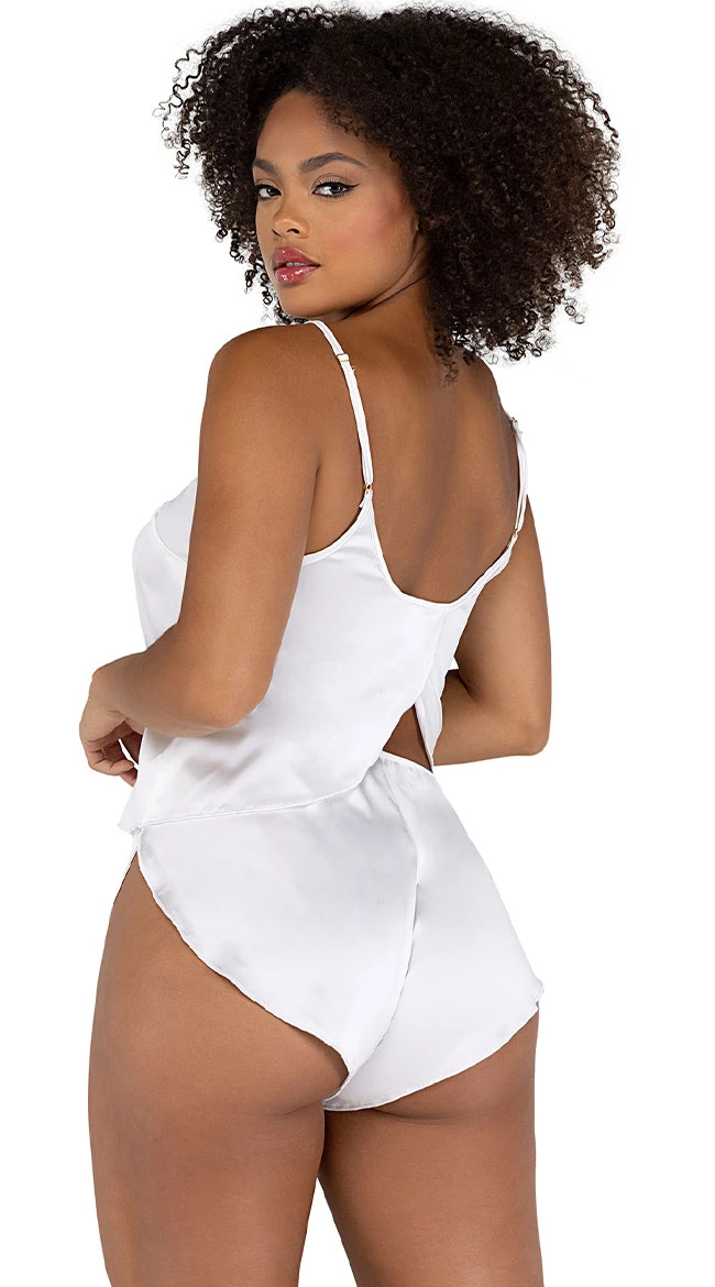 Roma Tulip Dreams Satin Short Set 5 Roma Tulip Dreams Satin Short Set - Image 5