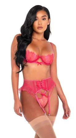 Roma Lashes For Lace Garter Set 10 Roma Lashes For Lace Garter Set -LEG AVENUE Shop RM LI514 Pink 2022APRIL47919