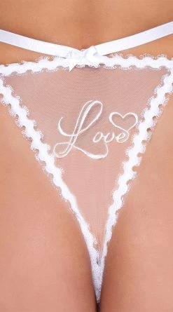 Roma Forever Yours Longline Bra Set -LEG AVENUE Shop RM LI609 Panty 2 APR2023