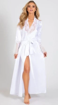 Shirley Of Hollywood Long Satin And Chiffon Robe -LEG AVENUE Shop SO 20559 13 PS01152019 2