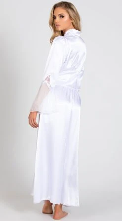 Shirley Of Hollywood Long Satin And Chiffon Robe -LEG AVENUE Shop SO 20559 18 PS01152019 2