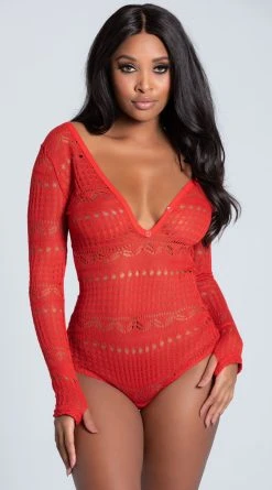 Seven 'til Midnight Cozy Sweater Romper