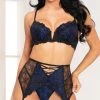 Seven 'til Midnight Nora Exquisite Lace Bra Set
