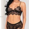 Seven 'til Midnight Honest Mistake Lace Bralette Set