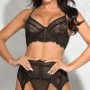 Seven 'til Midnight Lover's Lace Bra Set