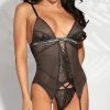 Seven 'til Midnight Mesh With My Heart Corset Set